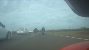 Bad Luck Biker gets Unpleasant Surprise