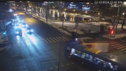 Fire Truck vs. Bus Crash at Intersection