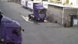 He tries to stop a Truck without Brakes with his Strength and Ends up Crushed