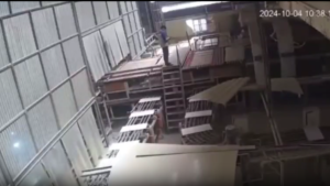 Man fall from roof In Vietnam