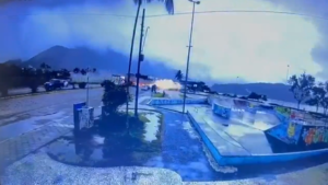 Plane crashes and explodes on beach in Brazil