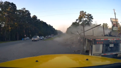 Texas flatbed wreck with ‘miraculous’ ending