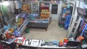 This guy picked the wrong store to rob
