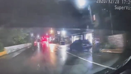 China: Brutal POV Crash shows Car Crash into Store