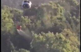 Helicopter Overturns during Forest Fire Fighting