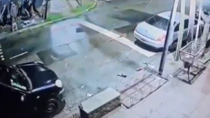 Men on the Corner watching Police Chase become the Victims