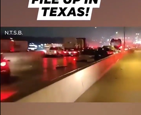 Texas slippery pile up
