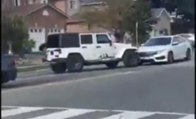 Wild Video Shows Police Trying to Stop Jeep as it Rams House, Cars and Even Trees in Brampton