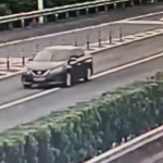 Truck Smashes Car on Highway