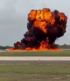 private jet crashes